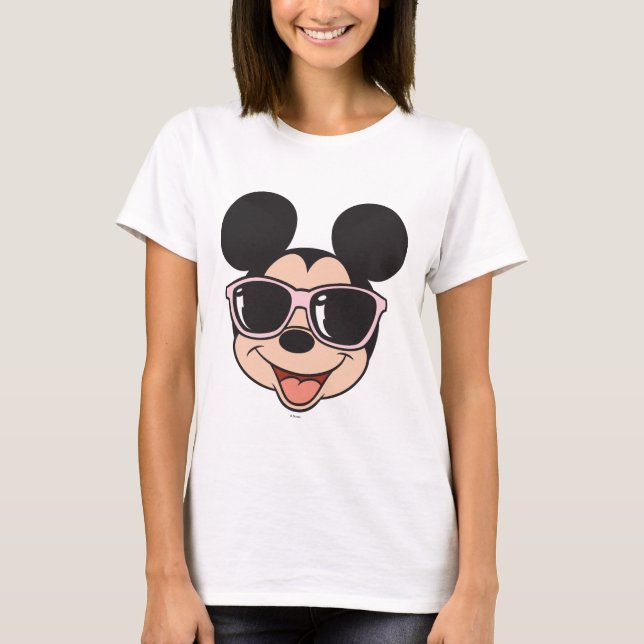 Mickey | Mickey Smiling Sunglasses 3 T-Shirt (Front)