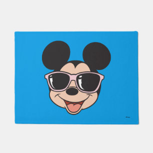 Mickey Mickey Smiling Sunglasses Doormat
