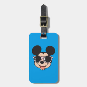 Mickey Mickey Smiling Sunglasses Luggage Tag