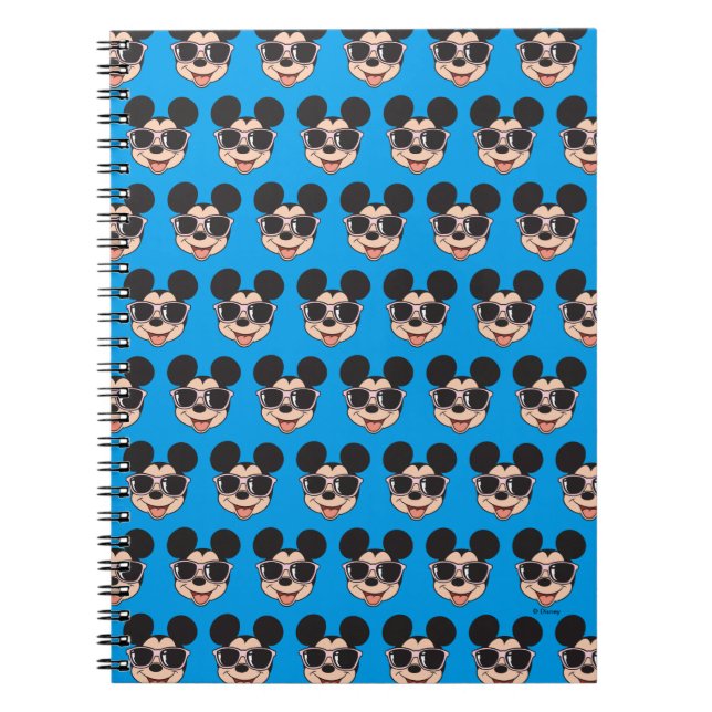 Mickey | Mickey Smiling Sunglasses Notebook (Front)