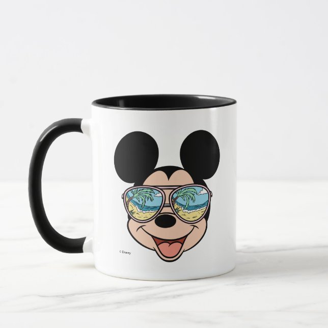 Mickey | Mickey Tropical Sunglasses 2 Mug (Left)
