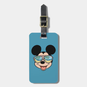 Mickey Mickey Tropical Sunglasses Luggage Tag