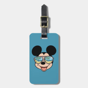 Mickey   Mickey Tropical Sunglasses Luggage Tag