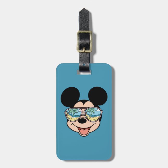 Mickey | Mickey Tropical Sunglasses Luggage Tag (Front Vertical)