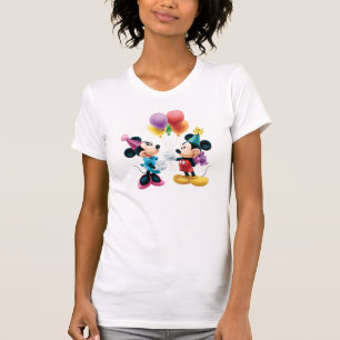 Mickey & Minnie Balloons Birthday T-Shirt