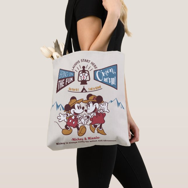 Mickey & Minnie | Bring on the Fun Tote Bag (Close Up)