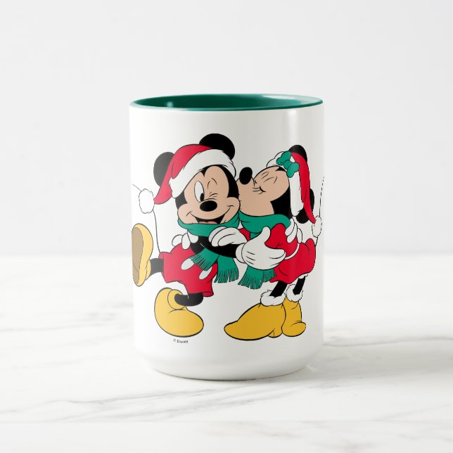 Mickey & Minnie | Christmas Kisses Mug (Center)