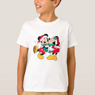 Mickey & Minnie   Christmas Kisses T-Shirt