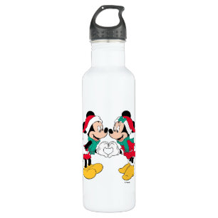 Mickey & Minnie   Christmas Love 710 Ml Water Bottle