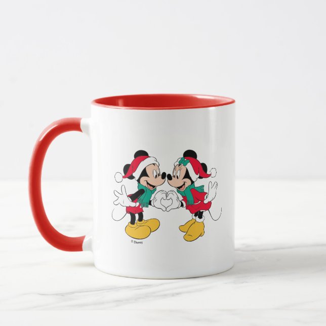 Mickey & Minnie | Christmas Love Mug (Left)