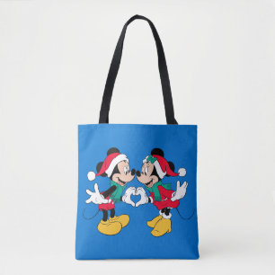 Mickey & Minnie   Christmas Love Tote Bag