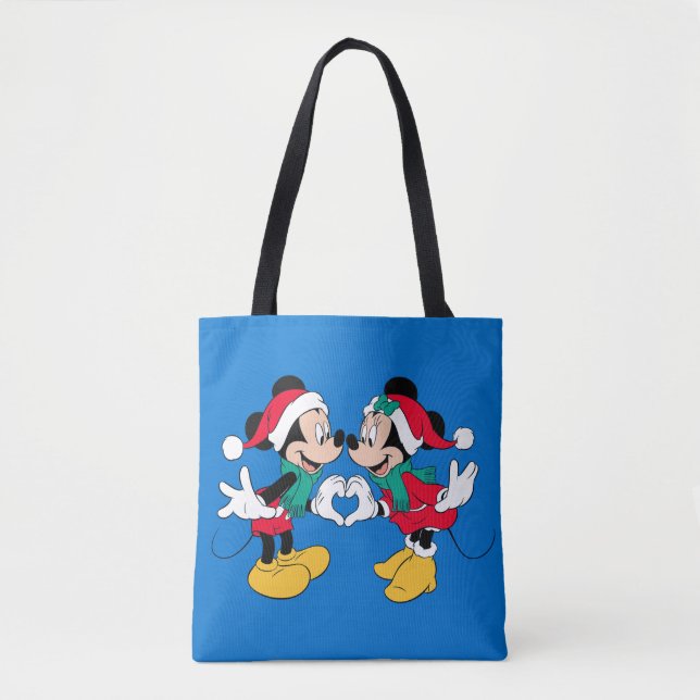 Mickey & Minnie | Christmas Love Tote Bag (Front)