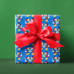 Mickey & Minnie | Christmas Love Wrapping Paper Sheet<br><div class="desc">Season's Greetings from Mickey Mouse and all his Friends! Celebrate the Holiday's this year Mickey & Minnie in this cute Christmas graphic.</div>