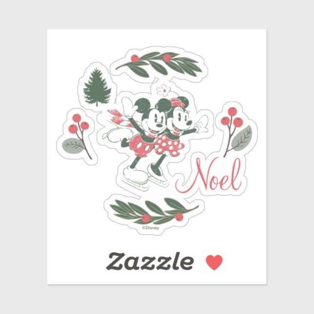 Mickey & Minnie | Christmas Skating Noel (Sheet)