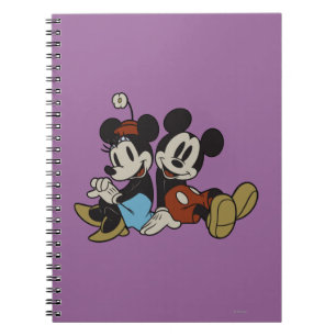 Mickey & Minnie   Classic Pair Sitting Notebook