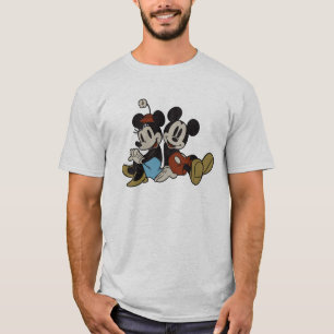 Mickey & Minnie   Classic Pair Sitting T-Shirt