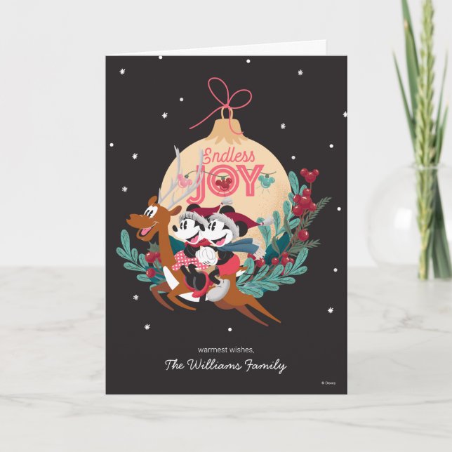 Mickey & Minnie | Endless Joy Holiday Card (Front)