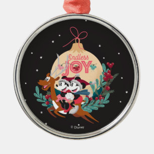 Mickey & Minnie   Endless Joy Metal Ornament