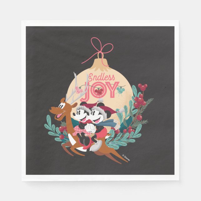 Mickey & Minnie | Endless Joy Napkin (Front)