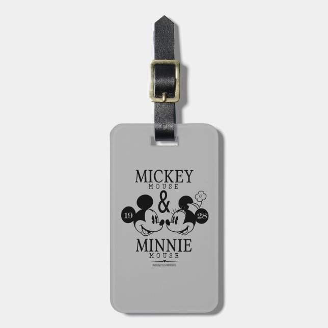 Mickey & Minnie | Est. 1928 Luggage Tag (Front Vertical)