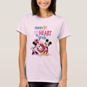 Mickey & Minnie   From My Heart to Yours T-Shirt