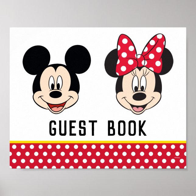 Mickey & Minnie | Garçon ou fille - Livre d'or (Devant)