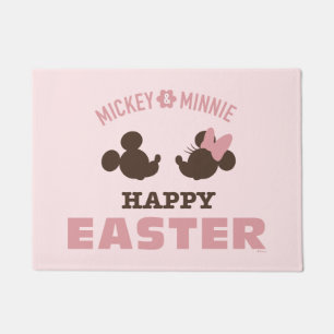 Mickey & Minnie Happy Easter Doormat
