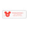 Mickey & Minnie | Ho Ho Ho Red Icon with Monogram