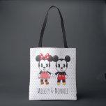 Mickey & Minnie Holding Hands Emoji Tote Bag<br><div class="desc">Express yourself with this super cute Mickey & Minnie Holding Hands Emoji</div>