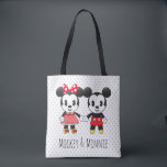 Mickey & Minnie Holding Hands Emoji Tote Bag<br><div class="desc">Express yourself with this super cute Mickey & Minnie Holding Hands Emoji</div>