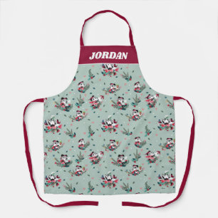 Mickey & Minnie   Holiday Kisses Pattern Apron
