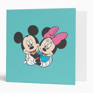 Mickey & Minnie   Hugging Binder