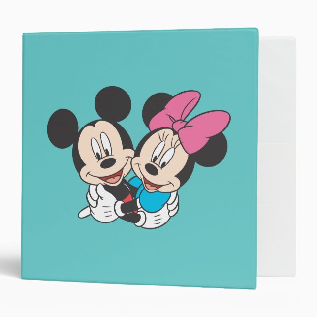 Mickey & Minnie | Hugging Binder (Front/Inside)