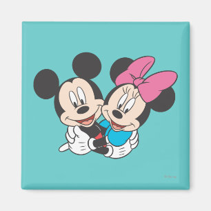 Mickey & Minnie   Hugging Magnet