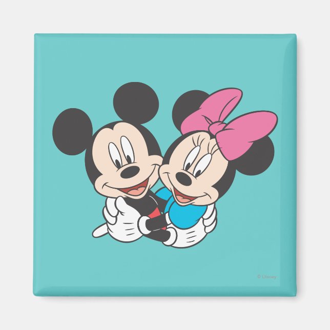 Mickey & Minnie | Hugging Magnet (Front)