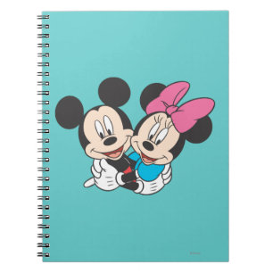 Mickey & Minnie   Hugging Notebook