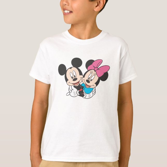 Mickey & Minnie | Hugging T-Shirt (Front)