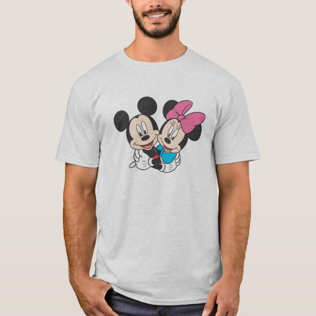 Mickey & Minnie | Hugging T-Shirt (Front)
