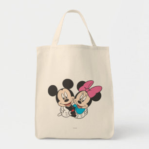 Mickey & Minnie Hugging Tote Bag