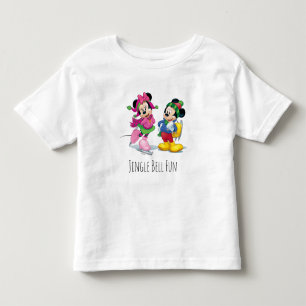 Mickey & Minnie Ice Skating Toddler T-shirt