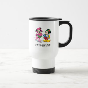 Mickey & Minnie Ice Skating Travel Mug