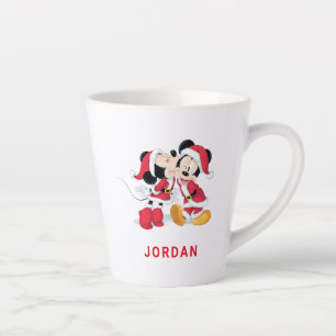 Mickey & Minnie   Jingle Bell Fun Latte Mug