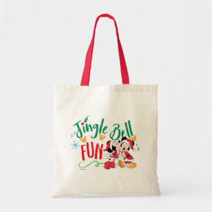 Mickey & Minnie   Jingle Bell Fun Tote Bag