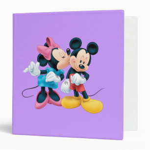 Mickey & Minnie   Kiss on Cheek Binder
