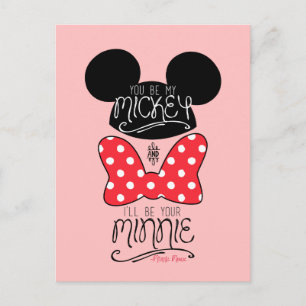 Mickey & Minnie   Love Postcard