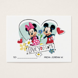 Mickey & Minnie Love you Lots carte 100pk