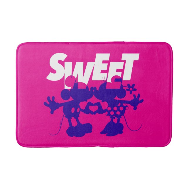 Mickey & Minnie Mouse| Sweet! Valentine's Day Bath Mat (Front)