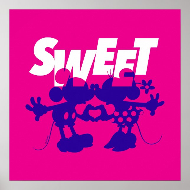 Mickey & Minnie Mouse| Sweet! Valentine's Day Poster (Front)