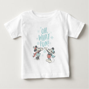 Mickey & Minnie   Oh What Fun! Baby T-Shirt