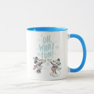 Mickey & Minnie   Oh What Fun! Mug